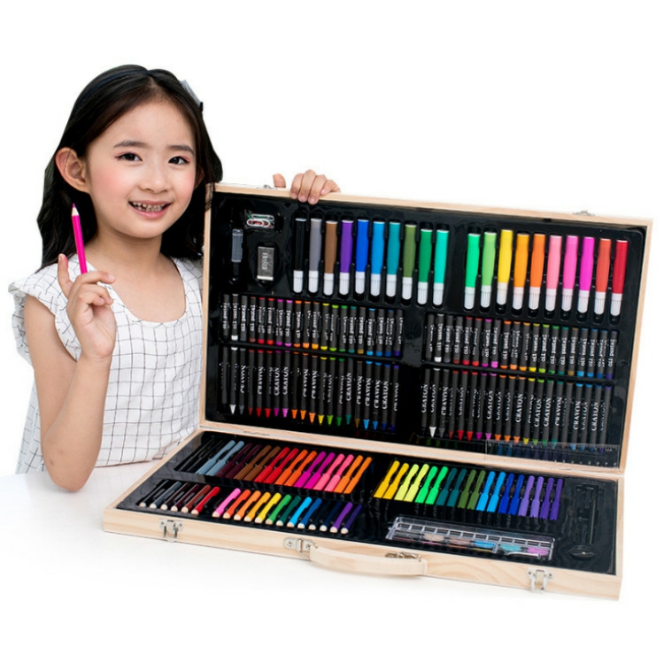 Art 101 Color & Sketch 58-Piece Art Set – Customize Your Own Wood Case  |  Drawing, Color & Painting Arts & Crafts Drawing, Color & Painting