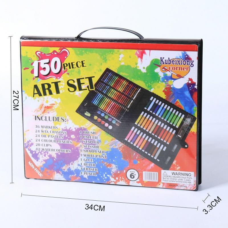 Art 101 Deluxe Color & Doodle Art Case – 121 Piece Set  |  Drawing, Color & Painting Arts & Crafts Drawing, Color & Painting