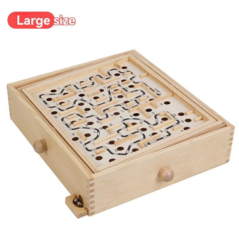 Classic Game Collection Wood Labyrinth Puzzle  |  Classic Games Classic Games Classic Games