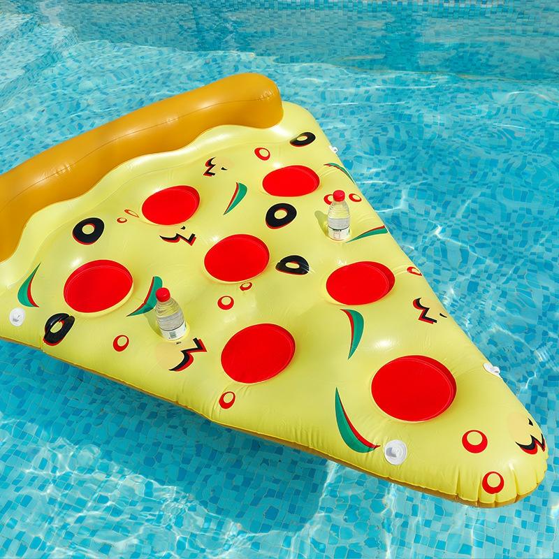 Coconut Float Deluxe Pizza Slice Inflatable Pool Lounge – 74X44 Inches  |  Swimming Pools & Water Toys Outdoor Play Swimming Pools & Water Toys