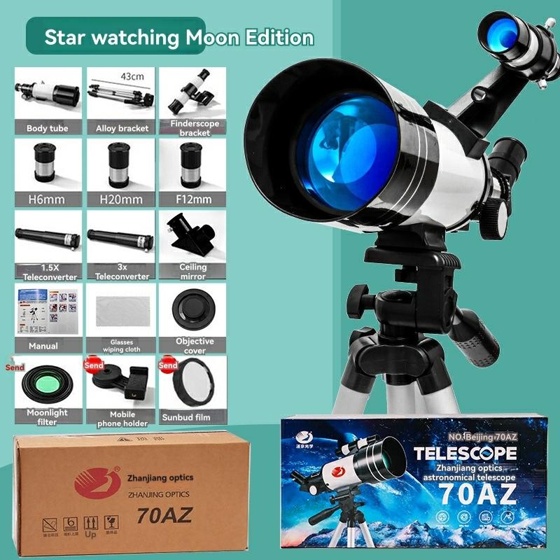 Edu Toys Dual Exploration Set – Astronomical Telescope & Microscope Science Kit  |  Science & Discovery Learning & Development Science & Discovery