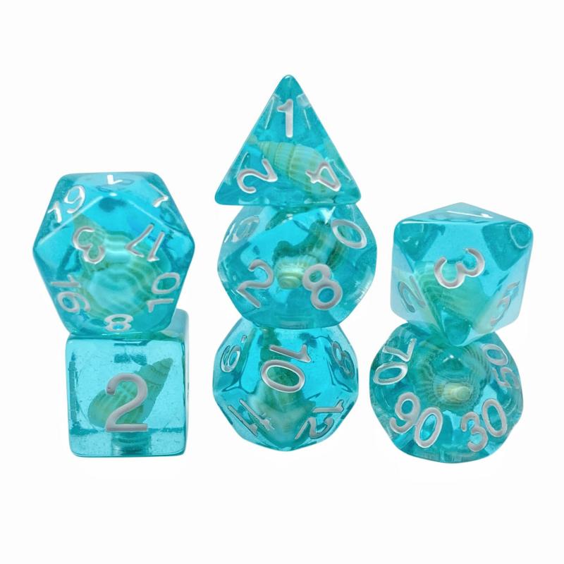 Gate Keeper Games Unicorn Holographic Dice – 7Pc Resin Set  |  Dice, Roll & Write Games Dice, Roll & Write Games Dice, Roll & Write Games