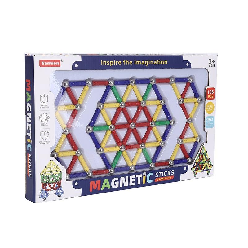 Geomag Confetti 127-Piece Magnetic Building Set – Colorful Stem Toy  |  Magnetic Tiles & Building Sets Building Blocks & Sets Magnetic Tiles & Building Sets