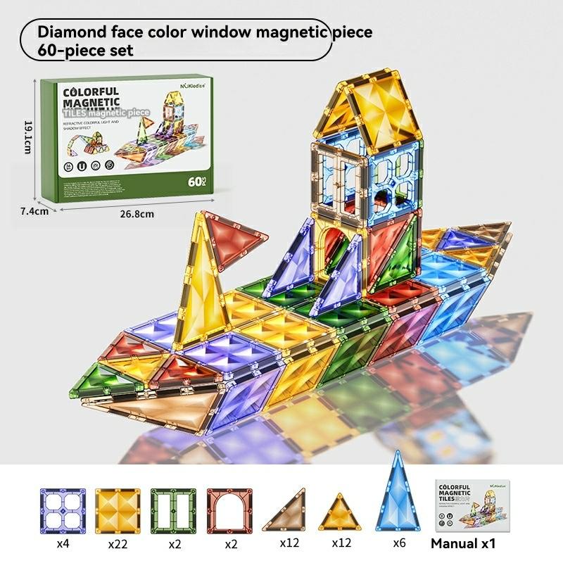 Geomag Pro-L Magnetic Construction Set – 110 Pieces  |  Magnetic Tiles & Building Sets Building Blocks & Sets Magnetic Tiles & Building Sets