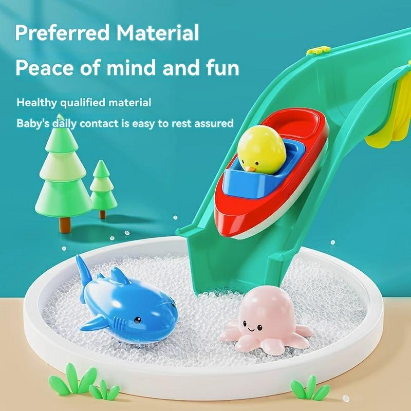 Haba Bathing Bliss Waterslide – Interactive Bathtub Ball Track Toy  |  Bath Toys Baby & Toddler Toys Bath Toys