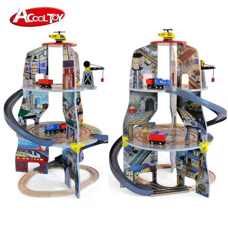 Hape Railway Mighty Mountain Mine Set – Deluxe Wooden Train Adventure Playset For Kids, Ages 3+  |  Wood & Jumbo Blocks Building Blocks & Sets Wood & Jumbo Blocks