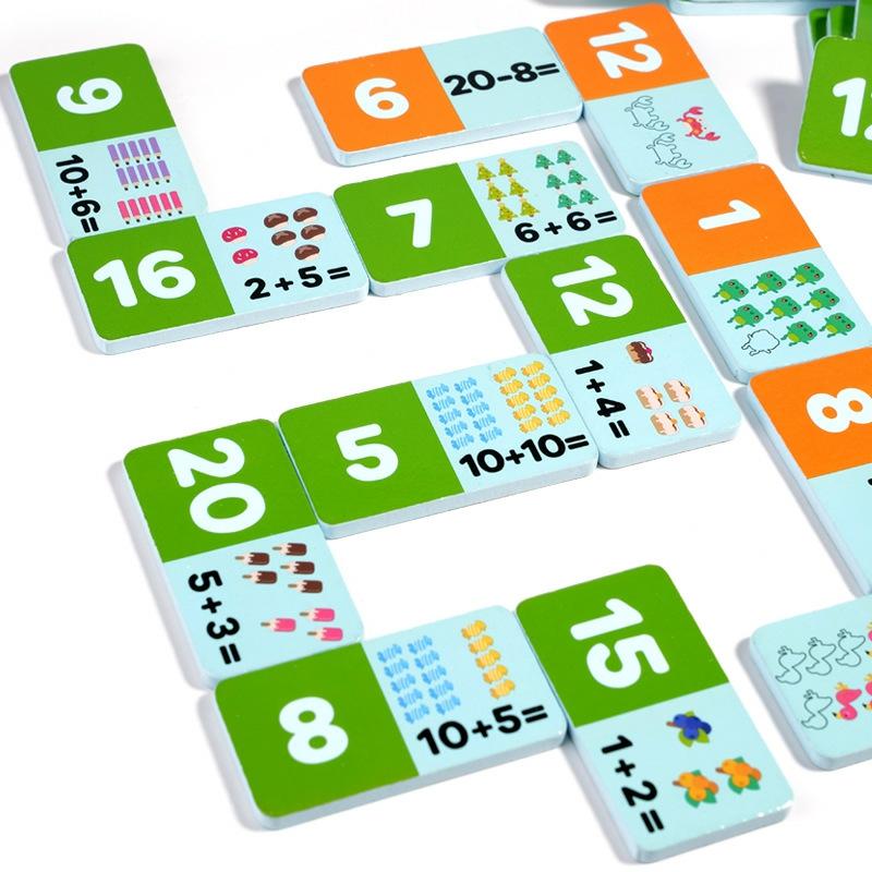 Junior Learning Subtraction Dominoes Game – Educational Math Matching Set  |  Puzzles Games & Puzzles Puzzles