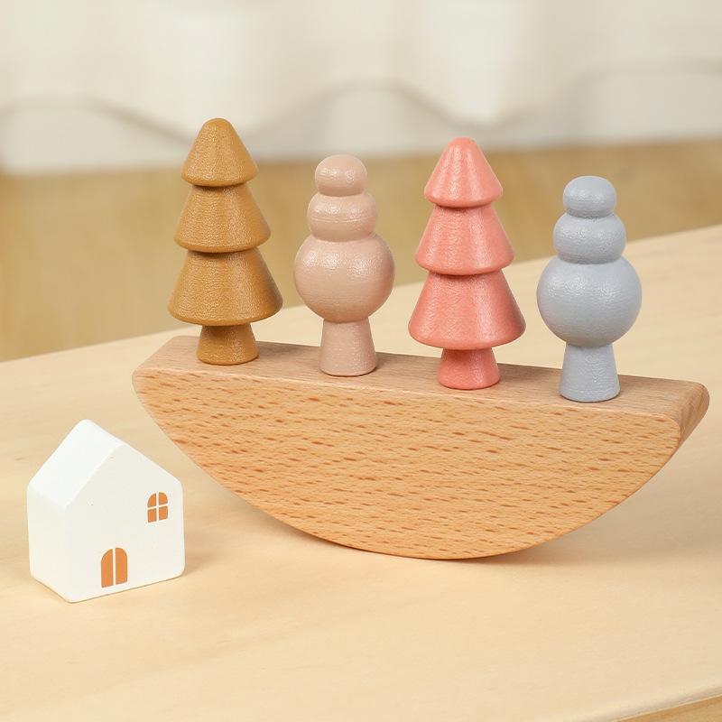 Tickit Woodland Trees Set – 10 Piece Wooden Toy Collection For Toddlers  |  Developmental Toys Baby & Toddler Toys Developmental Toys