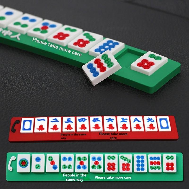 Travel Mahjong American Version – Portable Tile Game Set  |  Dominoes & Tiles Games Dominoes & Tiles Games Dominoes & Tiles Games