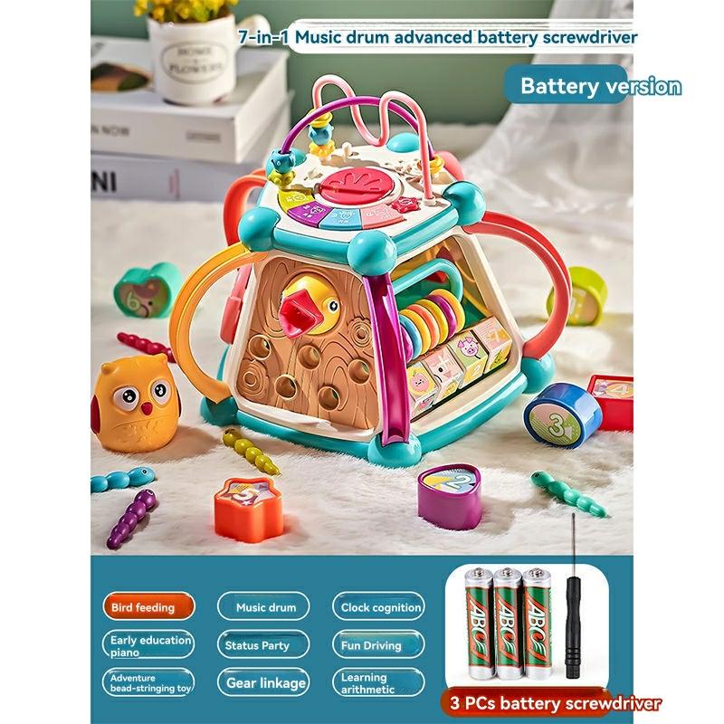 Vtech Busy Learners Activity Cube – Interactive Educational Toy With Music And Lights  |  Activity Centers Activity Centers Activity Centers