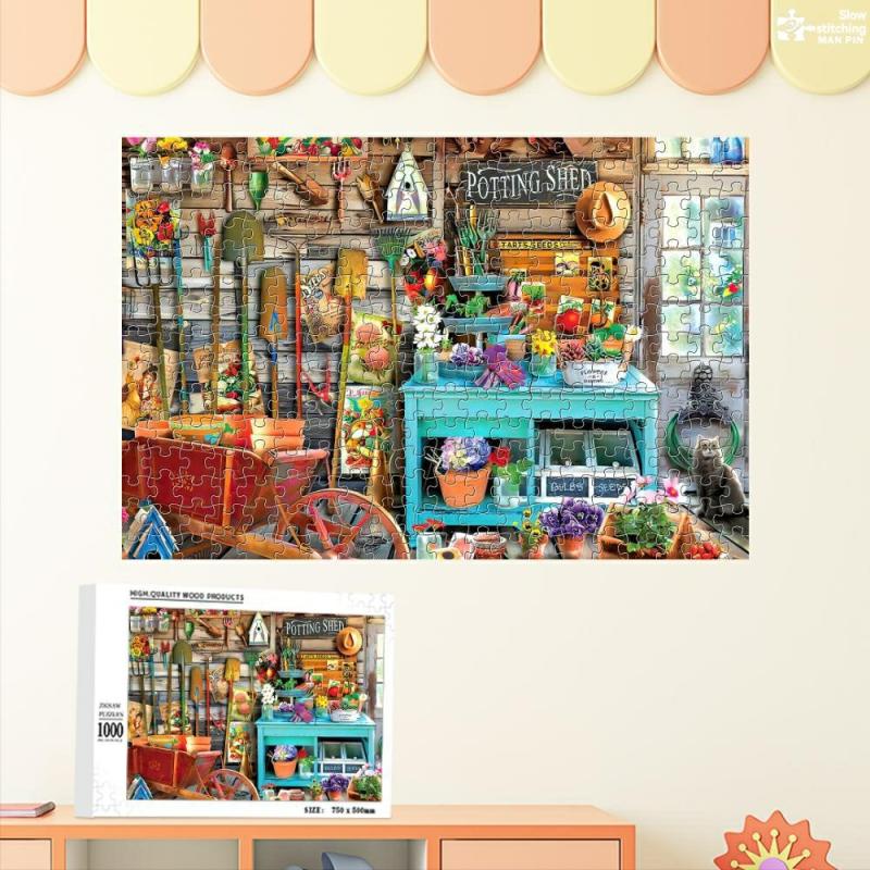 Eurographics The Potting Shed Spring Garden Puzzle – 1000 Pc  |  Puzzles Games & Puzzles Puzzles